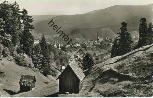 76596 Bermersbach - Forbach - Foto-Ansichtskarte - Verlag Ferd. Wunsch Bermersbach