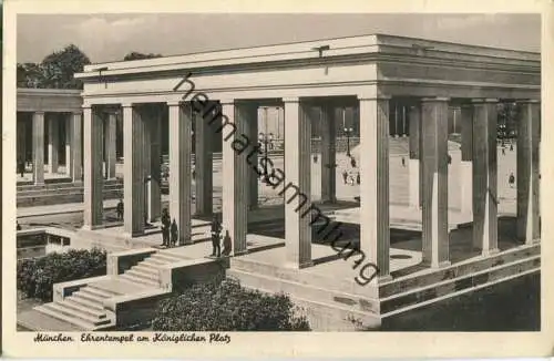 München - Königlicher Platz - Ehrentempel - Feldpost