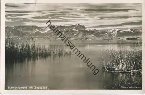 Starnbergersee - Zugspitze - Foto-Ansichtskarte - Feldpost