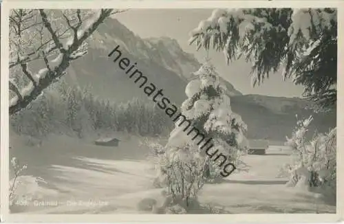 Grainau - Zugspitze - Winter - Foto-Ansichtskarte