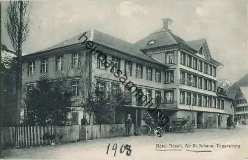 Alt St. Johann - Hotel Rössli - G. Schlumpf - Nota - keine Ansichtskarte