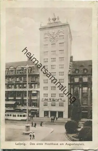 Leipzig - Augustusplatz - erstes Hochhaus