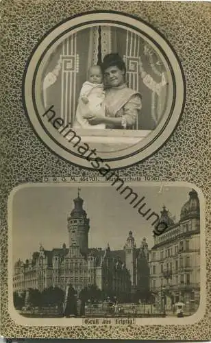 Leipzig - Mutterschutz - Foto-Ansichtskarte