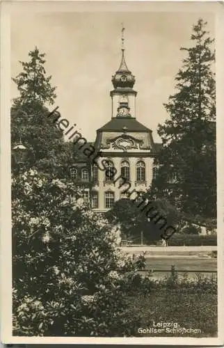 Leipzig - Gohliser Schlösschen - Foto-Ansichtskarte