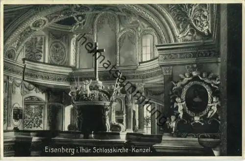 Eisenberg in Thüringen - Schlosskirche - Kanzel