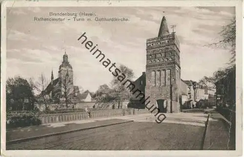 Brandenburg an der Havel - Rathenowertor - Gotthardtkirche
