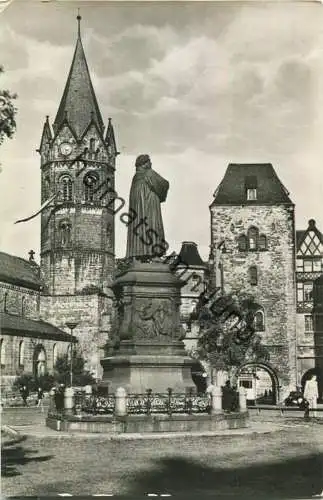 Eisenach - Lutherdenkmal - Nikolaikirche