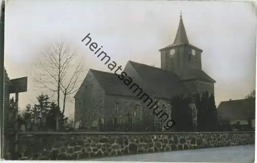 Neuruppin-Stöffin - Kirche - Foto-Ansichtskarte