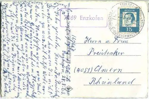 88367 Hohentengen bei Saulgau - Posthilfstellenstempel Enzkofen - Verlag Karl Fleisch Böblingen
