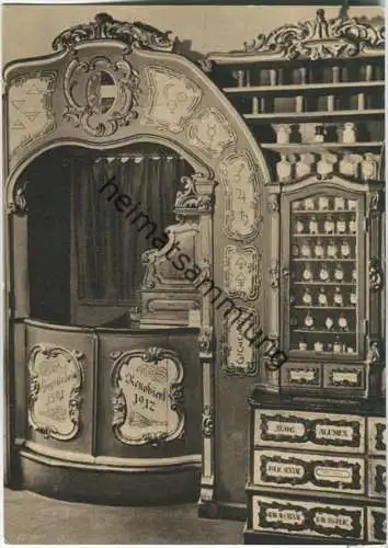 Salzburg - Alte f. e. Hofapotheke - Bildserie Historische Apotheken Deutschland