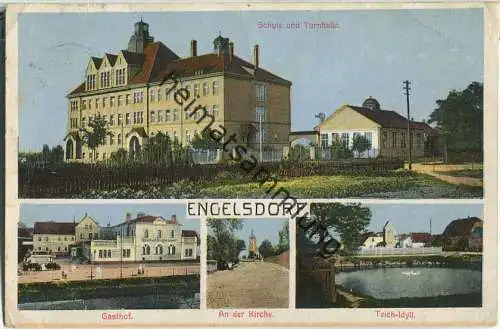 Leipzig - Engelsdorf - Schule - Turnhalle - Gasthof - Feldpost