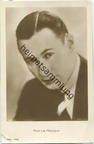 Rod La Rocque - Foto-Ansichtskarte - Ross-Verlag 2085/1