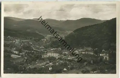 Baden-Baden - Blick von der Eckhöfe-Kapelle - Foto-Ansichtskarte