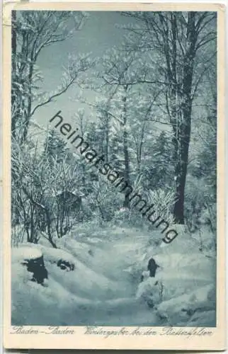 Baden-Baden - Battertfelsen - Winter