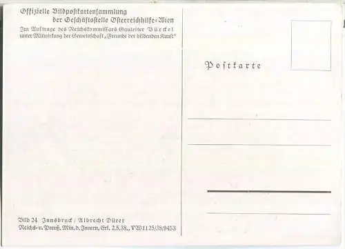 Österreichhilfe Wien - Bild 24 - Innsbruck - Albrecht Dürer - im Auftrag des Reichskommissars Gauleiter Bürckel