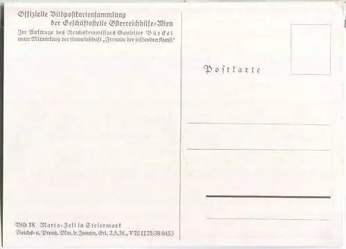 Österreichhilfe Wien - Bild 18 - Maria-Zell in Steiermark - im Auftrag des Reichskommissars Gauleiter Bürckel