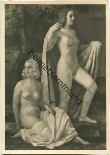 HDK446 - Sommerabend - Richard Klein - Ansichtskarte Grossformat - Verlag Photo-Hoffmann München