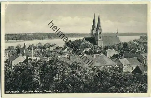 Neuruppin - Ruppiner See - Klosterkirche - Verlag Rudolf Lambeck Berlin