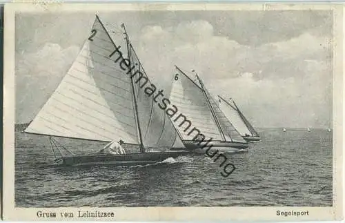 Lehnitzsee - Segelsport - Verlag W. Meyerheim Berlin