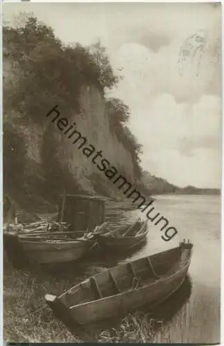 Frankfurt/Oder - Steile Wand - Ruderboote - Foto-Ansichtskarte - Verlag Georg Gierschnen Frankfurt a. O.