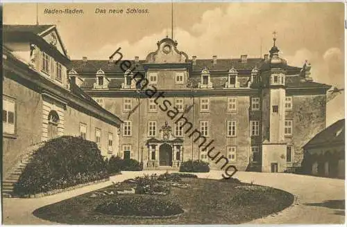Baden-Baden - Neues Schloss - Verlag Metz & Lautz Darmstadt
