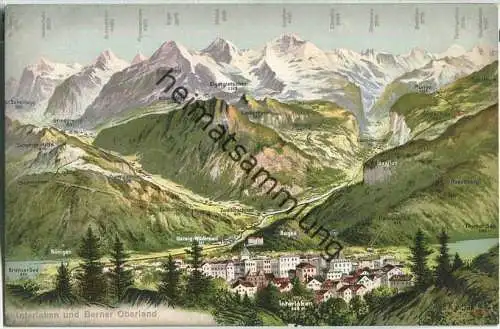 Interlaken - Berner Oberland - Verlag Phototypie Neuchatel