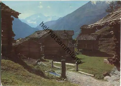 La Sage - Chalets - Val d'Herens - Ansichtskarte Großformat