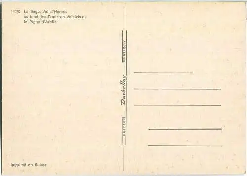 La Sage - Ansichtskarte Großformat