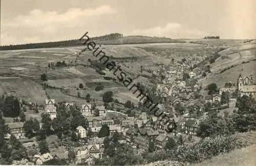 Lauscha - Köppleinberg - Oberlandberg - Foto-AK 60er Jahre - Verlag VEB Bild und Heimat Reichenbach