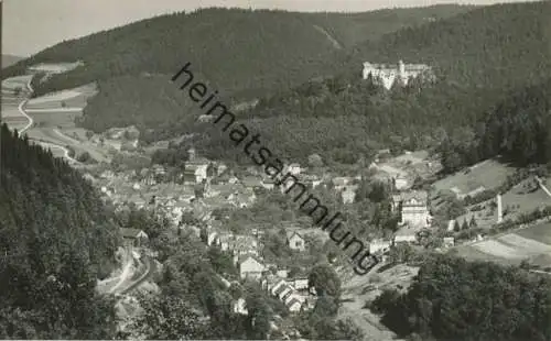 Leutenberg - Blick vom Neuen Weg - Foto-AK 60er Jahre - Verlag Photo-König Lobenstein