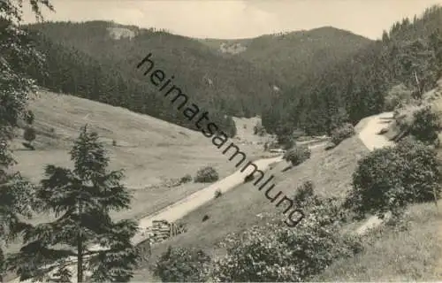 Goldlauter - Blick ins Lautertal - Foto-AK 60er Jahre - Verlag VEB Bild und Heimat Reichenbach