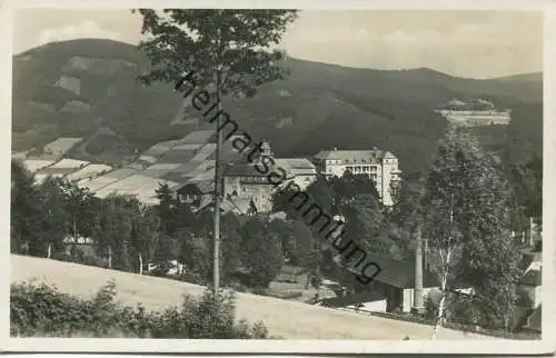 Bad Gräfenberg - Priessnitzsanatorium - Foto-AK - Verlag A. Blazek Freiwaldau gel. 1940