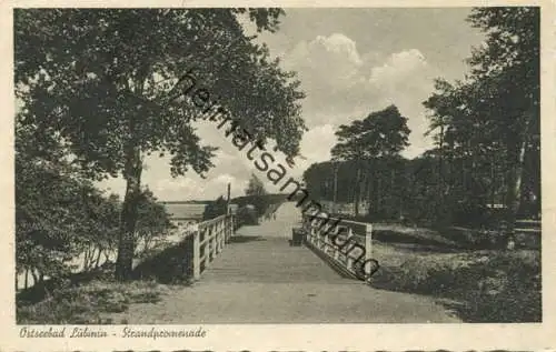 Ostseebad Lubmin - Strandpromenade - Verlag Photo-Berg Lubmin gel. 1939