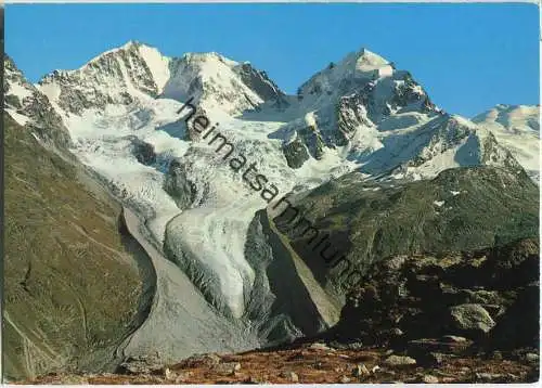 Bianco-Grat - Piz Bernina - Piz Roseg - Ansichtskarte Großformat