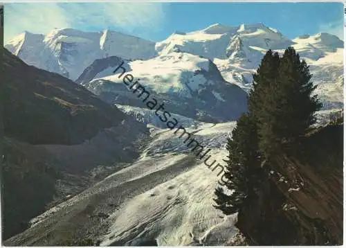 Bovalweg - Morteratschgletscher - Piz Palü - Piz Bellavista - Ansichtskarte Großformat