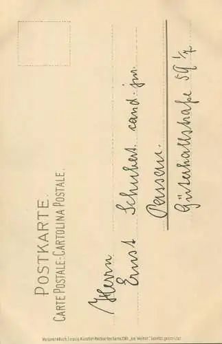 Am Weiher - Angler - Schwäne - Meissner & Buch Leipzig - Serie 1189 - beschrieben 1903