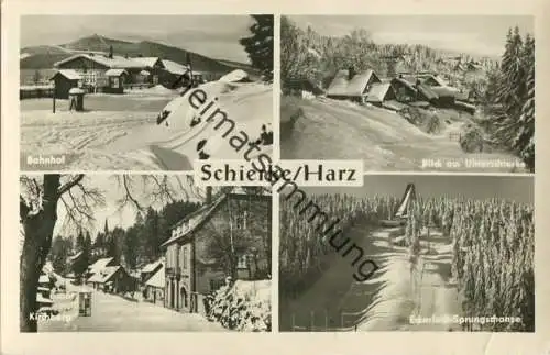Schierke - Foto-AK - Verlag E. Riehn Wernigerode gel. 1956
