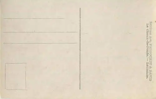 Chamonix - Vue Générale et le Brévent - Edition Perrochet & David La-Chaux-de-Fonds