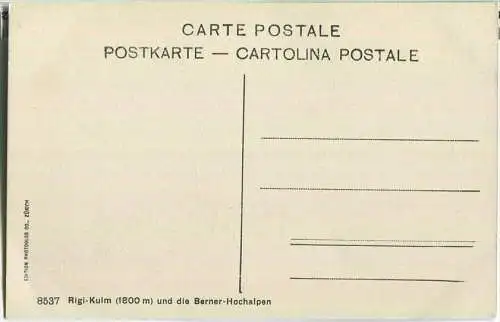 Rigi-Kulm - Plattform - Verlag Photoglob Zürich