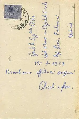 Kleinkind - Künstlerkarte signiert Mariapia - AK Großformat gel. 1958