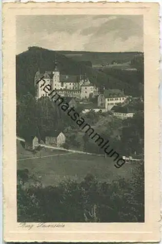 Burg Lauenstein - Verlag Rich. Zieschank Rudolstadt