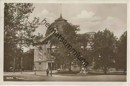 Gera - Theater - Foto-Ansichtskarte - Verlag J. Bettenhausen Dresden