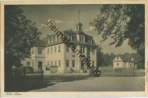 Staatliches Gasthaus zur Hohen Sonne - am Rennsteig bei Eisenach - Verlag Richard Zieschank Rudolstadt