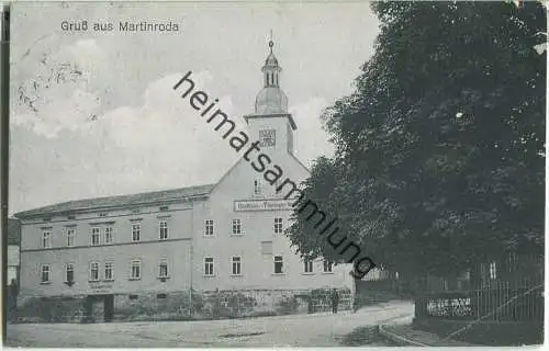 98693 Martinroda - Gasthaus zum Thüringer Wald - Verlag Plakat-Fabrik Königsee