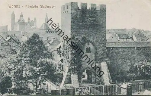 Worms - Römische Stadtmauer - Graph. Verlags-Anstalt Dresden