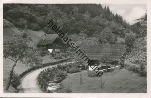 Schapbach - Partie aus dem Wildschapbachtal - Foto-AK - Verlag Schöning & Co. Lübeck