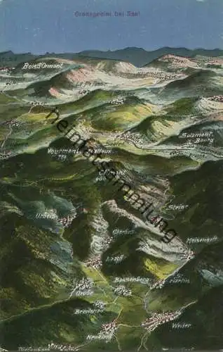 Grenzgebiet bei Saales - Verlag Emil Hartmann Strassburg