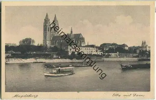 Magdeburg - Elbe mit Dom