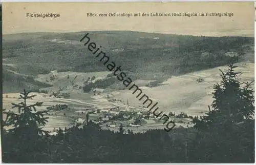 Bischofsgrün - Blick vom Ochsenkopf - Verlag Carl Flessa Bischofsgrün