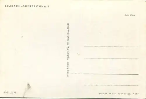 Limbach-Oberfrohna - Foto-AK Grossformat 1971 - Verlag Erhard Neubert KG Karl-Marx-Stadt